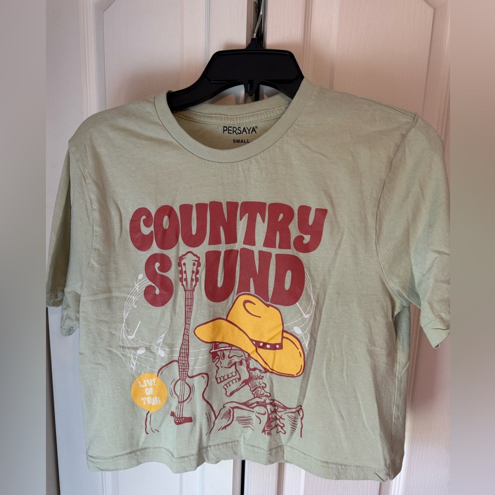 Punchy cropped t shirt